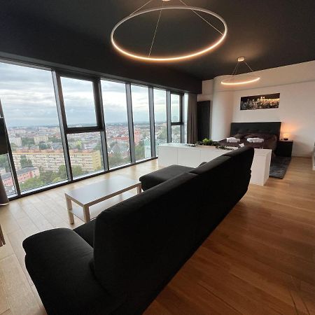 Hanza Tower - Luxurious Apartment 60M2 - 15Th Floor City View Štetín Exteriér fotografie