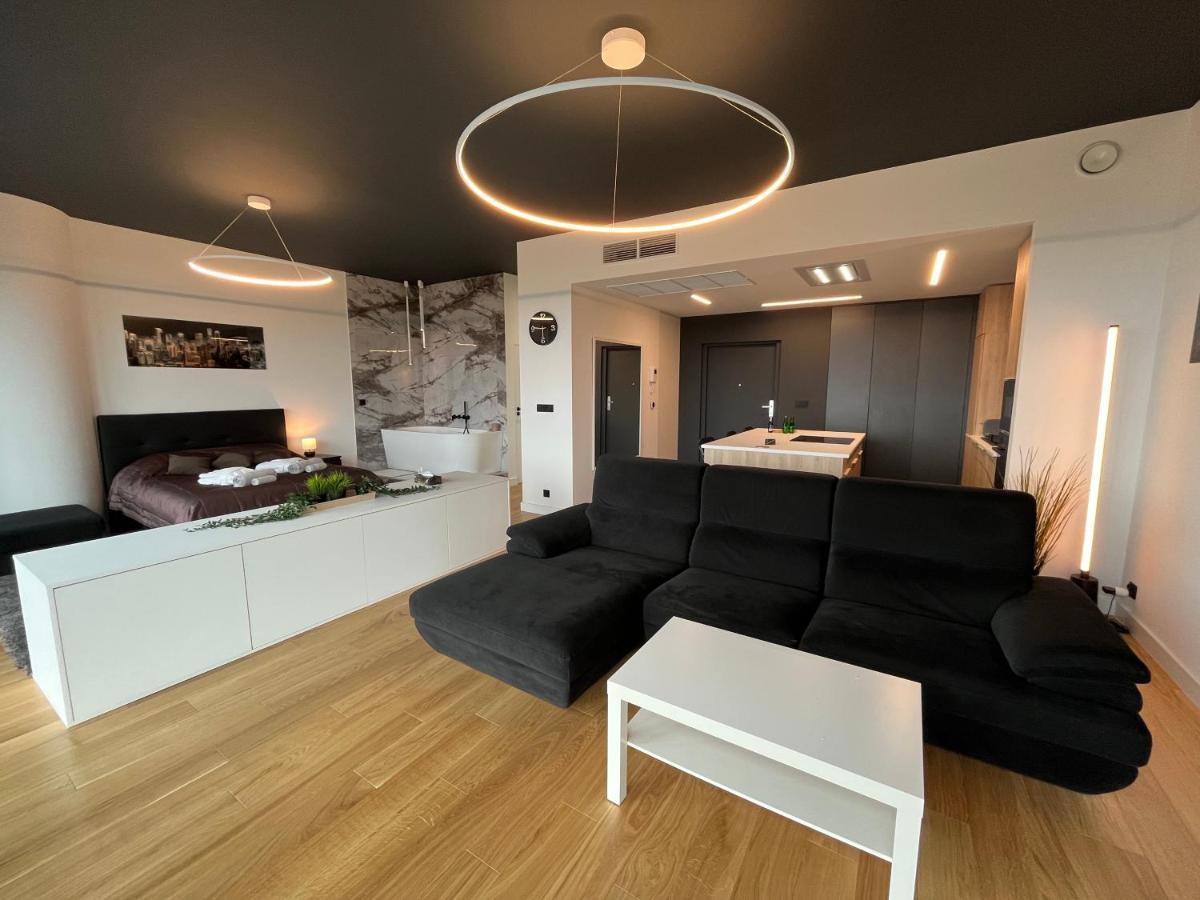 Hanza Tower - Luxurious Apartment 60M2 - 15Th Floor City View Štetín Exteriér fotografie