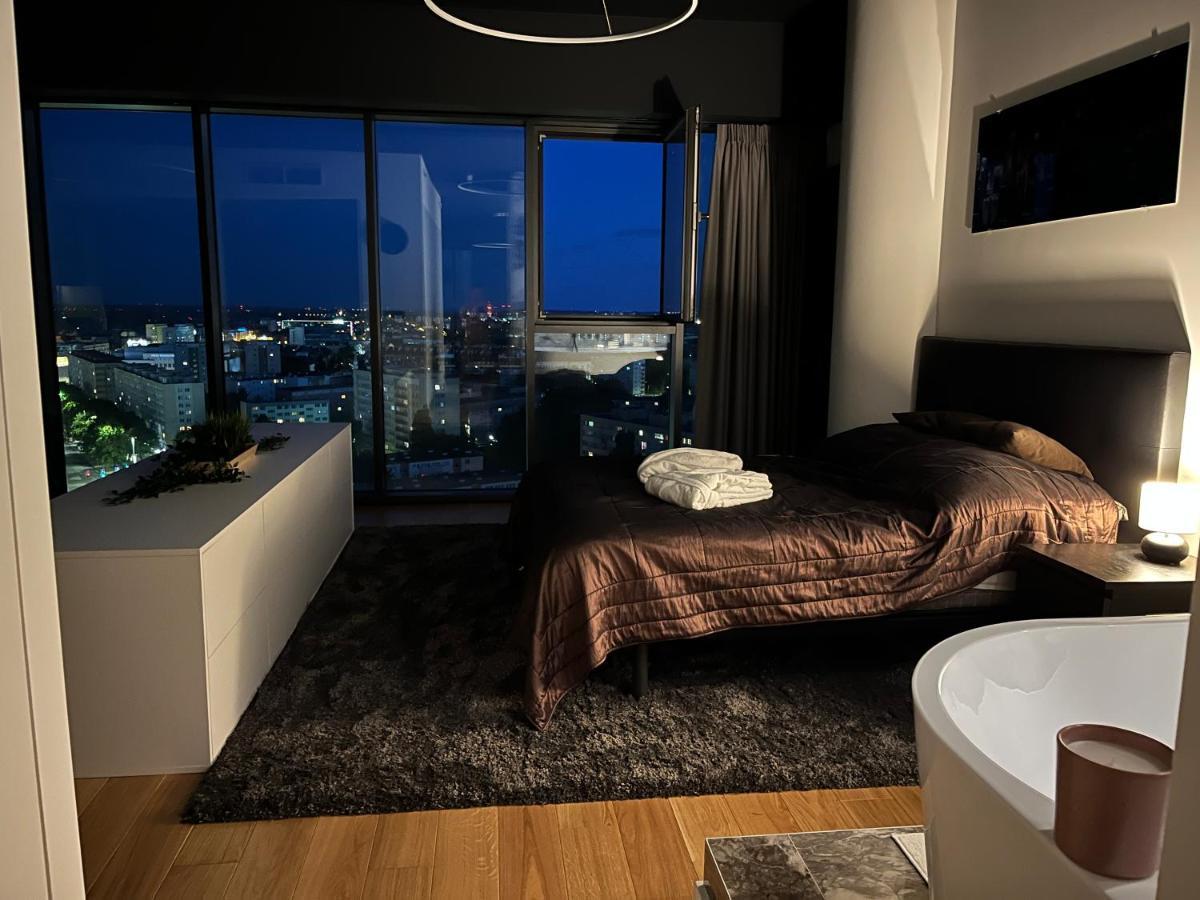 Hanza Tower - Luxurious Apartment 60M2 - 15Th Floor City View Štetín Exteriér fotografie